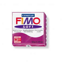 Modelinas Fimo, 56g, purpurinės spalvos