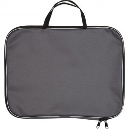 Krepšys-rankinė deVENTE, A4, tekstilinė, pilkos spalvos