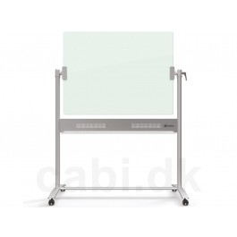 Stiklinė magnetinė rašomoji lenta Nobo, 900x1200cm, mobili, baltos spalvos (P)