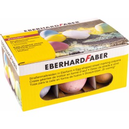 Spalvota kreida EberhardFaber, kiaušinio formos, dėžutėje, 6vnt, įvairių spalvų