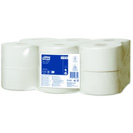 Tualetinis popierius Tork Universal Jumbo Mini T2, baltos spalvos, 110298, 2 sluoksniai, 150 m (P)