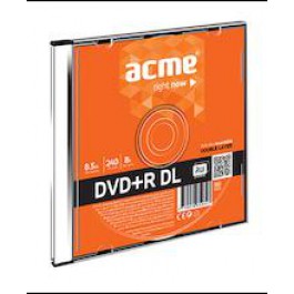 *Acme DVD+R, Double layer, 8,5GB, 8X, plonoje dėžutėje