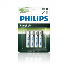 Elementai Philips LongLife LR03 AAA, 4vnt.