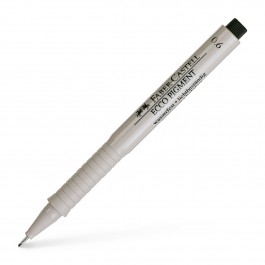 Grafinis rašiklis Faber-Castell Ecco Pigment, 0.6mm, juodos spalvos