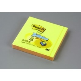 *Lipnūs lapeliai Post-it Z-Notes, 76x76mm, 100 lapelių, geltonos ir rožinės spalvos