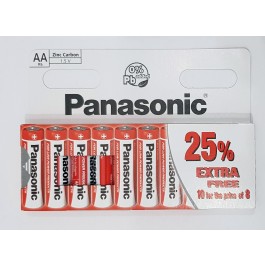 Elementai Panasonic Red Zinc, R03RZ AA, 10vnt