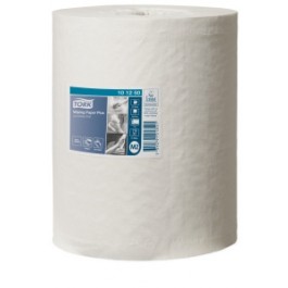 Popieriniai rankšluosčiai Tork Wiper Plus Advanced Centerfeed M2 (101250), 2 sluoksniai, baltos spalvos, 160 m, 457 lapeliai