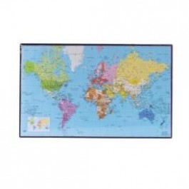 Stalo patiesalas Viquel, 595x365mm, pasaulio žemėlapis