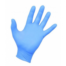 Disposable nitrile gloves SENSIFLEX, M size, blue sp., without powder, 100 pcs.