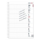 Papildomi lapai darbo kalendoriui Timer Unika Spirex, A5, 2021m.