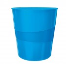 *Šiukšliadėžė Leitz Plus Wow, 15 litrų, mėlyna (P)