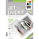 Fotopopierius ColorWay ART, A4, 120g, 5 lapai, lipdukas ant balto audinio