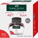 Rašalas Faber-Castell, 30ml,raudonos spalvos