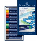 Aliejinės kreidelės Faber-Castell Gofa, 12 spalvų