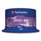 Vienkartinio įrašymo diskai Verbatim DVD-R Azo Matt Silver, 4.7GB, 16x, 50vnt. ´tortas´,  43548