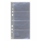 Įmautė-papildymas vizitinėms kortelėms Panta Plast, 12,2x24,4cm, telpa 8vnt, 1 lapas