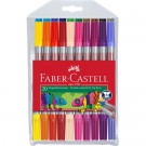 Flomasteriai Faber-Castell, dvipusiai, 20 spalvų (P)