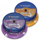 Vienkartinio įrašymo diskai Verbatim DVD-R Azo Matt Silver, 4.7GB, 16x, 25vnt. ´tortas´ 43522