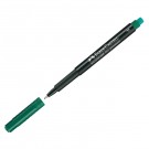 Permanentinis rašiklis Faber-Castell Multimark F, 0,6mm, su trintuku, žalios spalvos