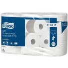 Tualetinis popierius Tork Premium Extra Soft T4 (110317), baltos spalvos, 3 sluoksniai, 35 m, 248 lapeliai, 6 rulonai