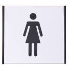 Ženklas informacinis 1.19 Moterų tualetas, 93x93mm