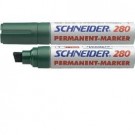 Permanentinis žymeklis Schneider 280, 4-12mm, kirstu galiuku, žalios spalvos