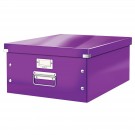 Universali dėžė Leitz Click&Store Large, 369x200x484mm, violetinės spalvos (P)