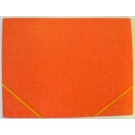 Aplankas dokumentams HSK A4, su gumelėmis, kartoninis, oranžinės spalvos