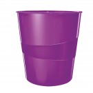 *Šiukšliadėžė Leitz Plus Wow, 15 litrų, violetinė (P)