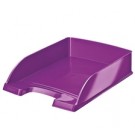 Dokumentų lentynėlė Leitz Plus Wow, 255x70x357mm, plastikinė, blizgi, violetinės spalvos