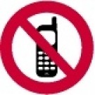 Ženklas su mobiliaisiais telefonais draudžiama, 1vnt