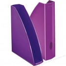 Dokumentų stovas Leitz Plus Wow, A4, 312x258x75mm, plastikinis, violetinės spalvos