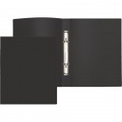 Žiedinis segtuvas Attomex, A4/1,6cm, 2-žiedų, juodos spalvos