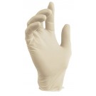 Disposable latex gloves SENSIFLEX, M size, ivory sp., without powder, 100 pcs.