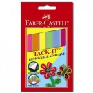 Montavimo guma Faber-Castell Tack-It, 50g, spalvota, juostelėmis